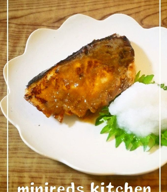ぶりの梅焼き-レシピのメイン写真