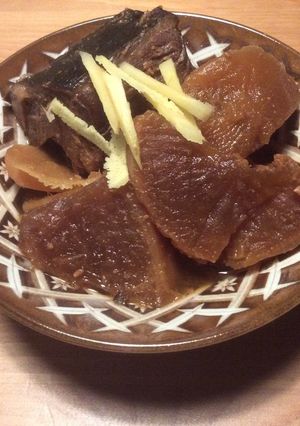 スロークッカーでブリ大根味噌味 覚え書き-レシピのメイン写真