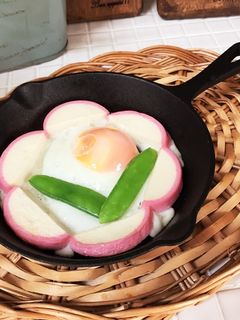 お花の目玉焼き♡-レシピのメイン写真