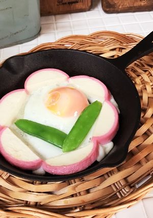 お花の目玉焼き♡-レシピのメイン写真