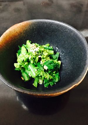 簡単！美味しい！菜の花のゴマ和え♡-レシピのメイン写真