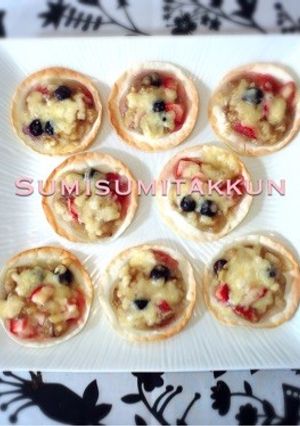 苺とバナナのプチピザ♡-レシピのメイン写真