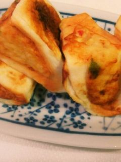 鶏つくねのはんぺんはさみ焼き-レシピのメイン写真