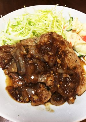 ご飯がススム！我が家のトンテキ-レシピのメイン写真