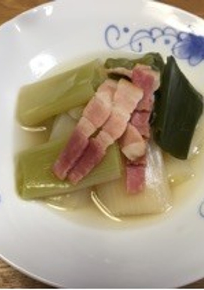簡単♪ネギのそのまんま煮-レシピのメイン写真