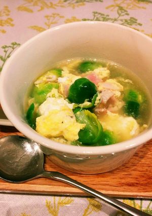 芽キャベツのスープ-レシピのメイン写真