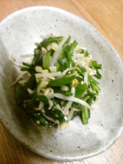 ニラともやしの炒め物-レシピのメイン写真