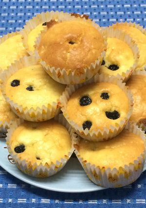 ブルーベリーカップケーキ-レシピのメイン写真