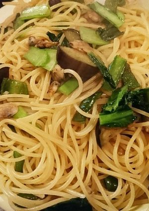 ドレッシングで簡単シーフードパスタ-レシピのメイン写真