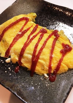 キャベツと卵だけ！包まないオムレツ-レシピのメイン写真