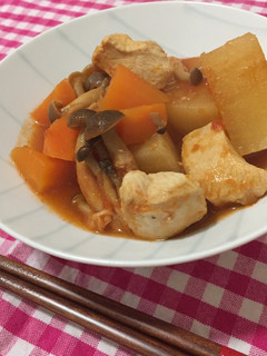 鶏肉と大根のトマト煮-レシピのメイン写真