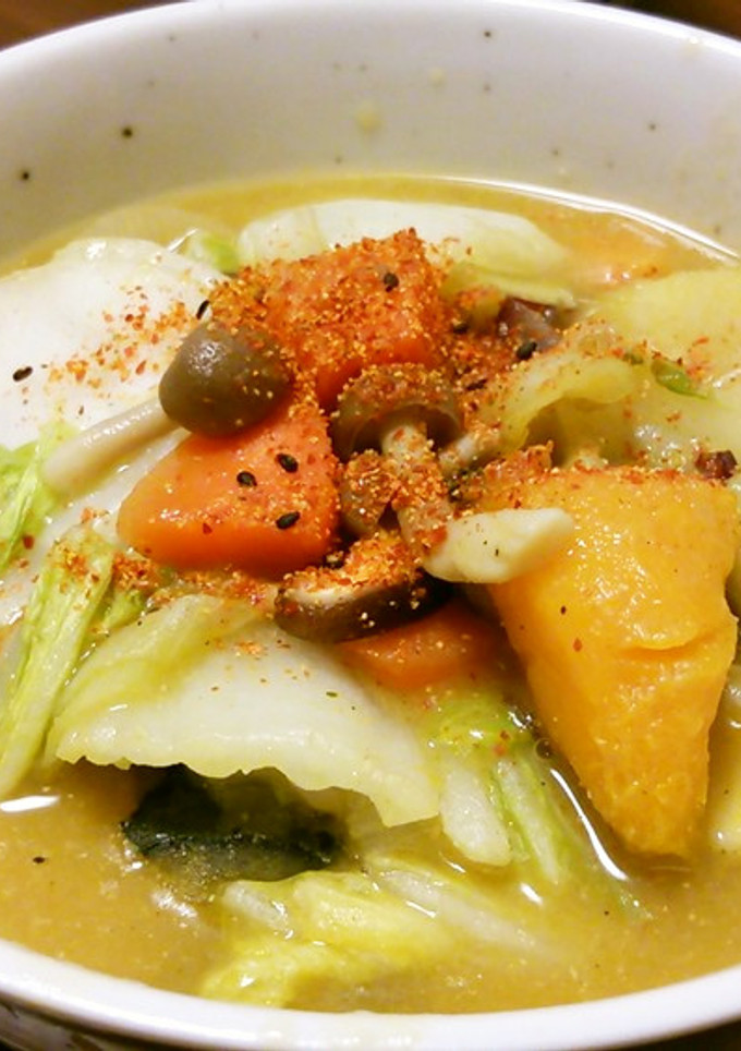 野菜消費（処分）ほうとう。-レシピのメイン写真
