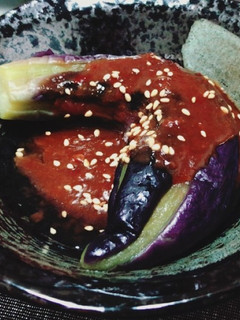 レンジでピリ辛ナス田楽:-)-レシピのメイン写真