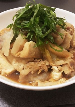 すぐできる！ご飯にも合う！簡単肉豆腐！-レシピのメイン写真