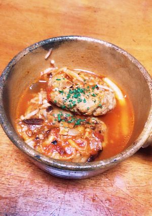 煮込み豆腐ハンバーグ-レシピのメイン写真