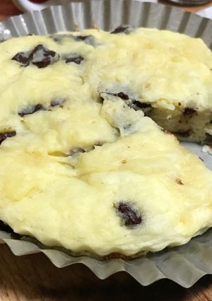 クリームチーズの蒸しパン風ケーキ-レシピのメイン写真