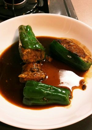 ピーマンの肉詰め-レシピのメイン写真