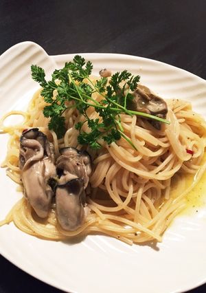 プリッと牡蠣のペペロンチーノ-レシピのメイン写真