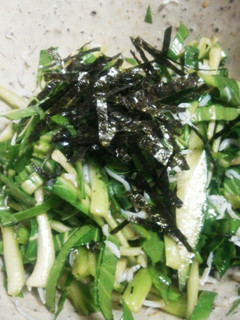 ちんげん菜のシャリシャリサラダ-レシピのメイン写真