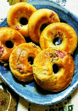 桜焼きドーナツ-レシピのメイン写真
