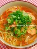 ランチ＊麺つゆで簡単！和風鶏ラーメン