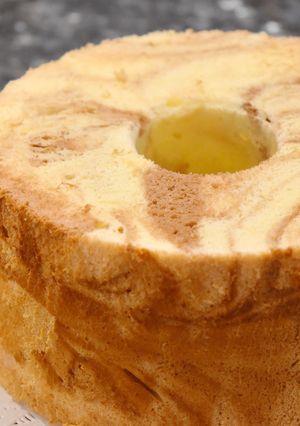 型抜きも簡単!チョコマーブルシフォン-レシピのメイン写真
