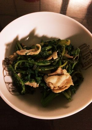 焼き肉のタレが苦味を包む☆菜の花編-レシピのメイン写真