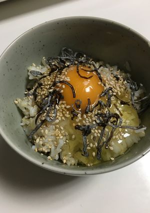 卵オリーブかけ御飯-レシピのメイン写真