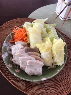 しっとり蒸し豚で和風ポッサム☆-レシピのメイン写真