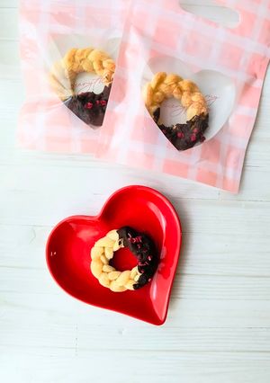 市販のパイシートでリースチョコ-レシピのメイン写真