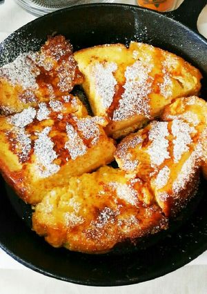 スキレットでフレンチトースト-レシピのメイン写真