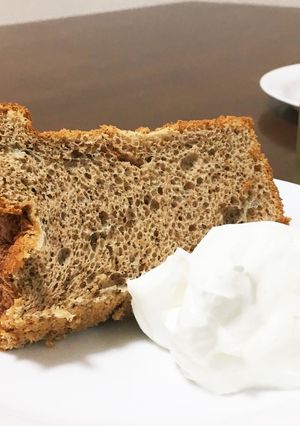 ミルクティーのシフォンケーキ20cm-レシピのメイン写真