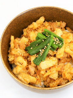 薄揚げのそぼろみそ丼【学校給食】-レシピのメイン写真