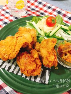 肉汁滴る☆サクッとジューシィ!鶏の唐揚げ-レシピのメイン写真
