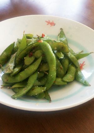 おつまみに！！枝豆ペペロンチーノ♪-レシピのメイン写真