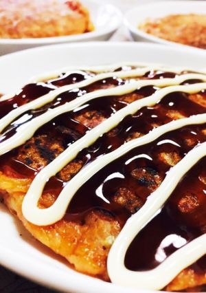たこ焼きの粉でお好み焼きもどき-レシピのメイン写真