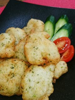 山芋と風味香る青海苔の天ぷら♪-レシピのメイン写真