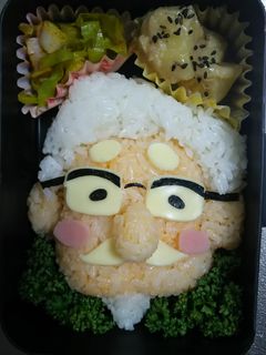 旦那⭐キャラ弁 KFCのカーネルおじさん-レシピのメイン写真