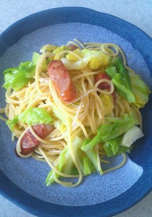 簡単♪きゃべつとウィンナーのスパゲッティ-レシピのメイン写真