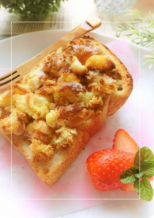 カステラトーストに、オリーブオイル-レシピのメイン写真