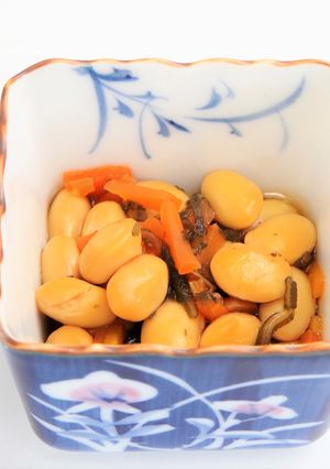大豆と昆布のうま煮【学校給食】-レシピのメイン写真