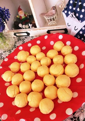 プチメロンパンみたいなボーロ-レシピのメイン写真
