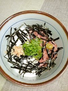 オリーブ油をひとかけ♪まぐろのたたき丼-レシピのメイン写真