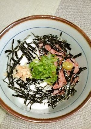 オリーブ油をひとかけ♪まぐろのたたき丼-レシピのメイン写真