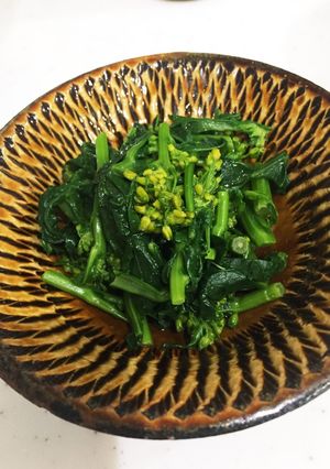 菜の花のからし和えオリーブオイルひとかけ-レシピのメイン写真