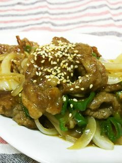 お弁当に♪牛肉とピーマンの甘辛炒め-レシピのメイン写真
