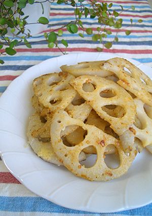 れんこんのパルメザンチーズ焼き-レシピのメイン写真