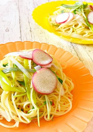 ネギと昆布茶のパスタ-レシピのメイン写真