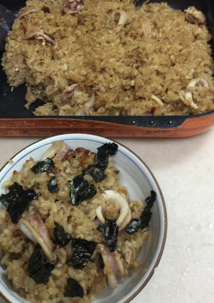 イカ飯風炊き込みご飯-レシピのメイン写真