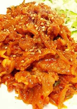 ☆豚肉のプルコギ・コチュジャン味☆-レシピのメイン写真